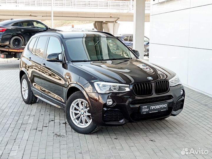 BMW X3 2.0 AT, 2016, 118 990 км