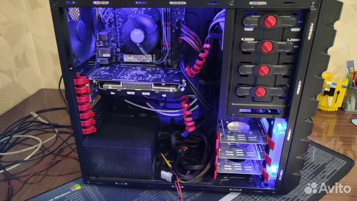 Игровой пк intel core i3 10100f/RAM 16 GB/1050 ti