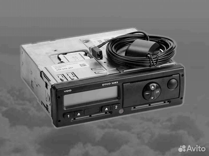 Тахограф VDO 3283. Гарантия 1 год.С подключением