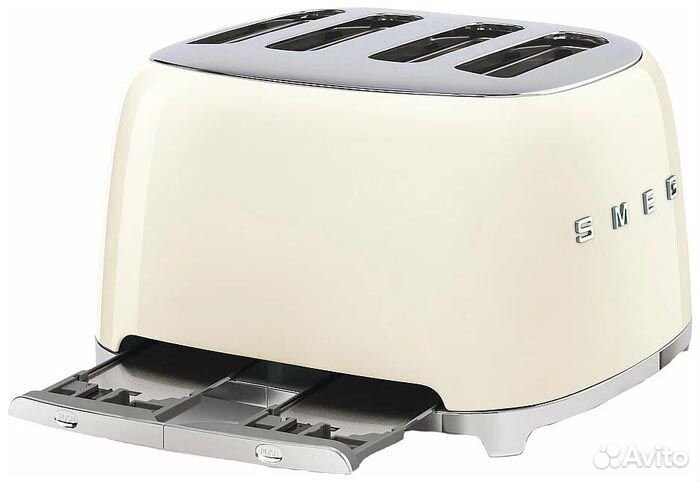 Тостер Smeg TSF03creu, кремовый