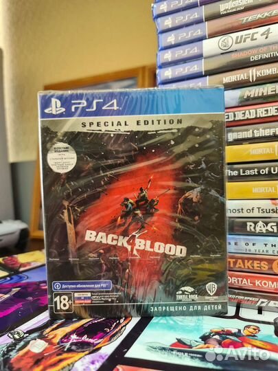 Back 4 Blood Steelbook Новый Ps4