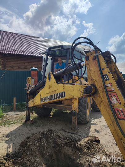 Экскаватор погрузчик new holland 115