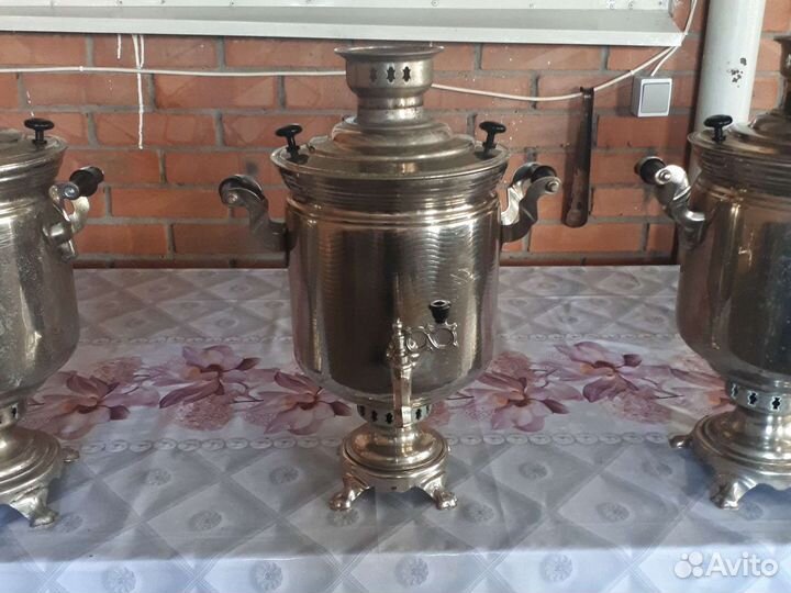 Самовары дровяные бочка