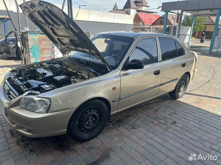 Hyundai Accent 1.5 AT, 2004, 223 025 км