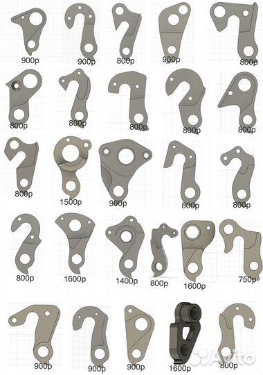 Велосипедный петух более 100 моделей, и под заказ