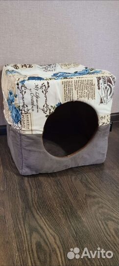 Лежанка мягкий домик для кота, кошки