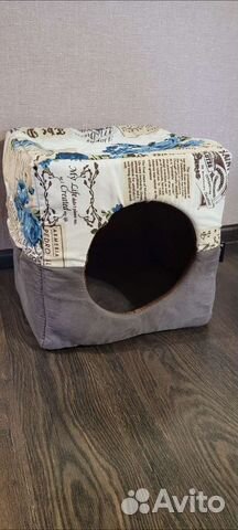 Лежанка мягкий домик для кота, кошки