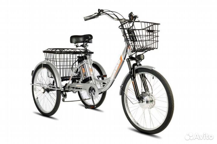 Электровелосипед трехколесный для взрослых RVZ-HZ