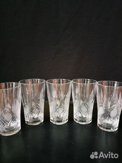 Хрустальные стаканы СССР
