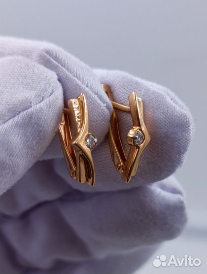 Золотые Серьги 585 пробы. Рассрочка