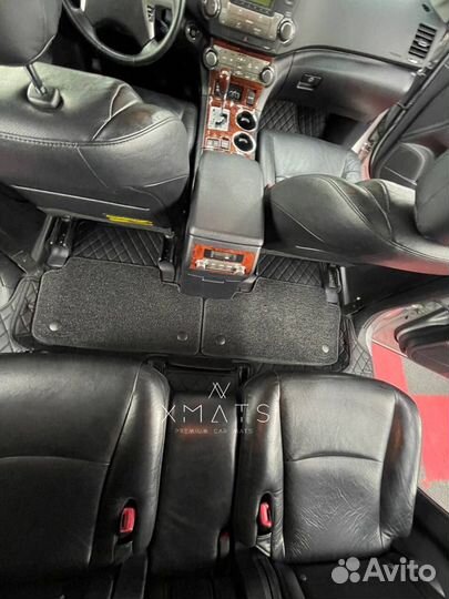 3D коврики из экокожи для Toyota Highlander (XU40)