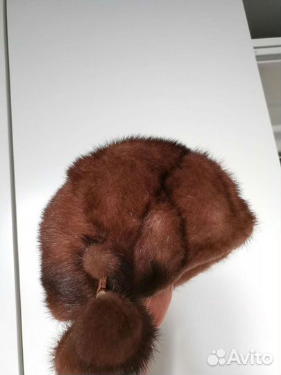 Шапка женская мех Норки