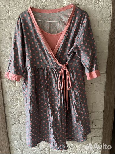 Халат и сорочка для беременных и кормящих