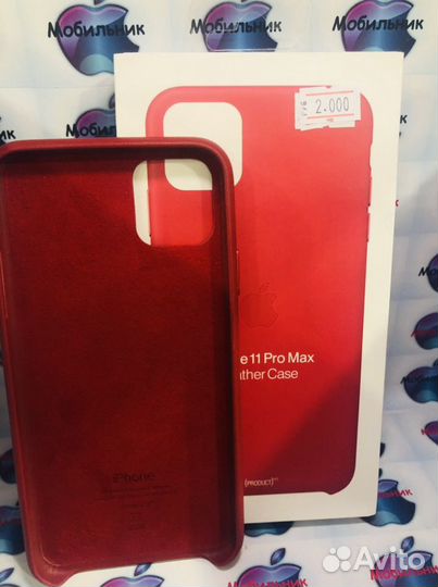 Чехол на iPhone 11/11Pro/11 Pro Max оригинал красн