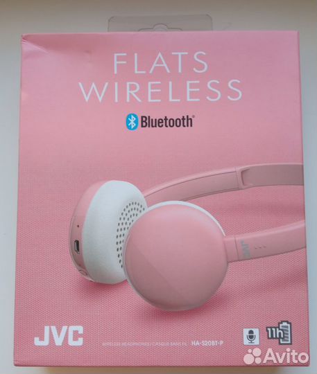 Наушники беспроводные JVC HA-S20BT-P Dusty Pink