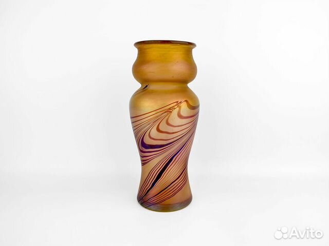 Антикварная ваза, США, стекло, 1890-1930 гг