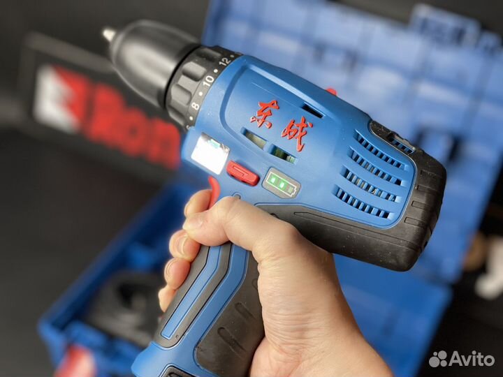 Аккумуляторная дрель-шуруповерт DongCheng 12V