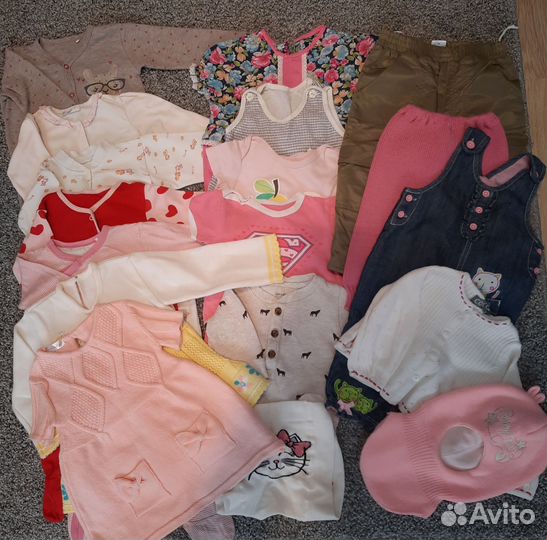 Одежда для девочки пакетом до года