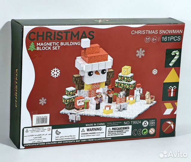 Магнитный конструктор minecraft T9924