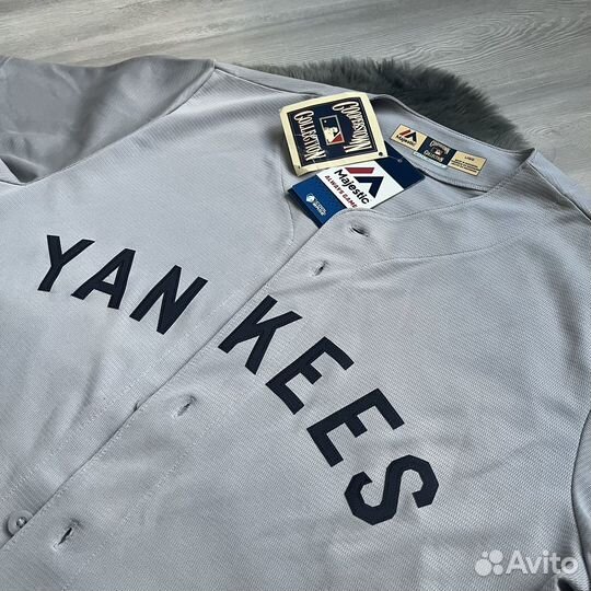 Винтаж Джерси Yankees Cooperstown majestic XL