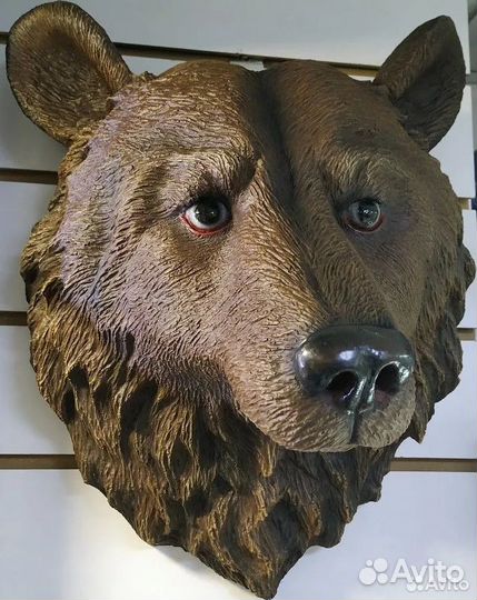 Голова медведя/Скульптура/Трофей охотника