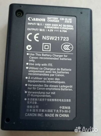 Зарядное устройство Canon