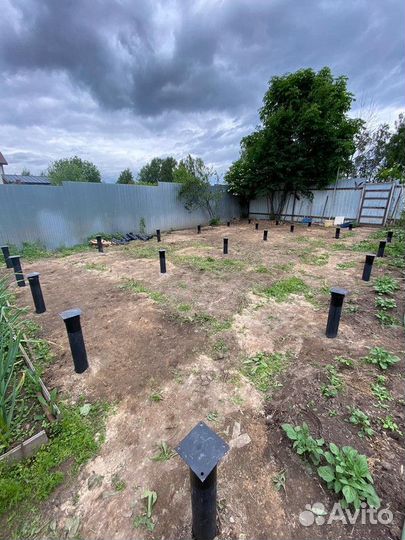 Фундамент винтовые сваи