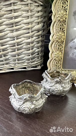 Антикварная солонка.Серебро