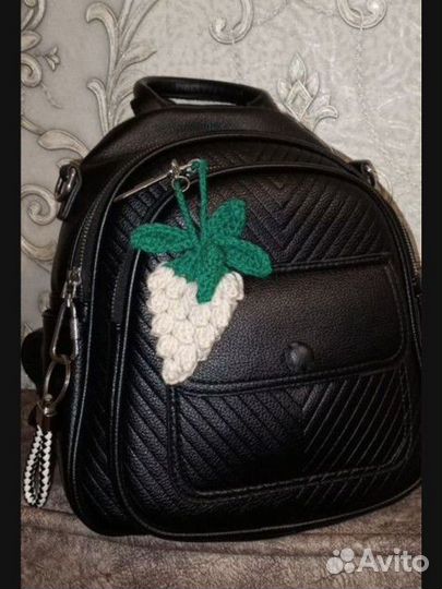 Обвес на сумку вязаный