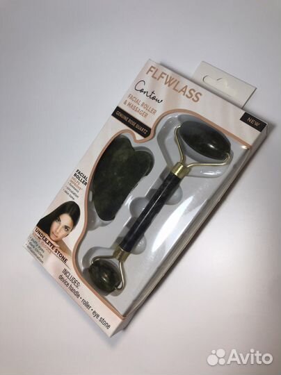 Скребок гуаша и роллер Новый