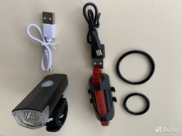 Фонарь велосипедный задний, передний
