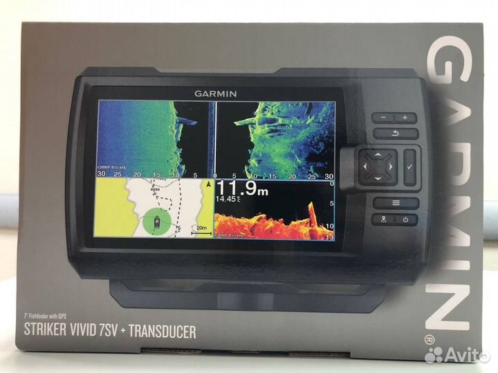 Эхолот garmin striker vivid 7sv с датчиком GT52
