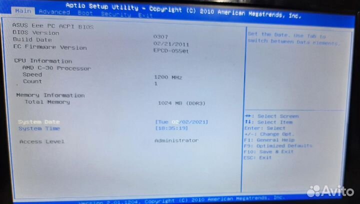 Asus 1015b неисправен
