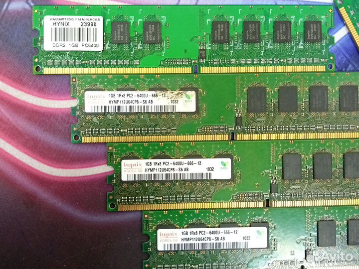 Оперативная память ddr2 2gb/1gb