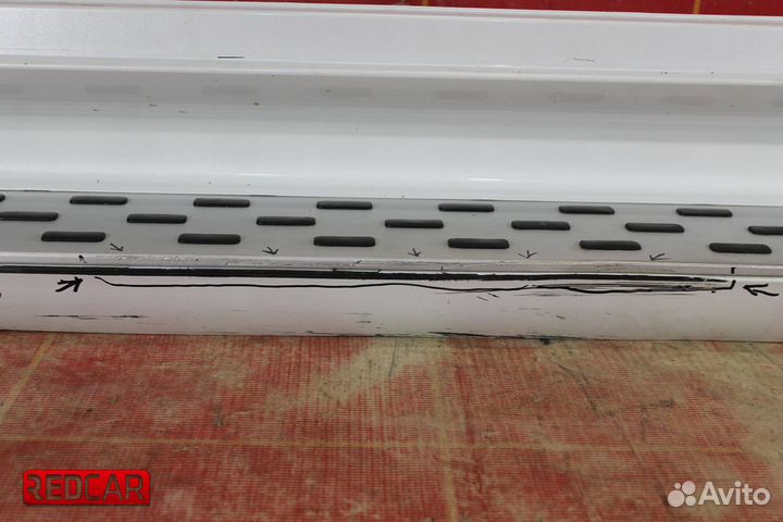 Подножка порога правого Haval H9 в сборе (14)