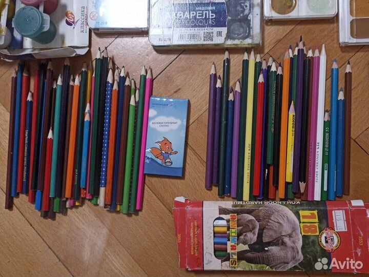 Акварель,гуашь,карандаши,фломастеры Faber castell