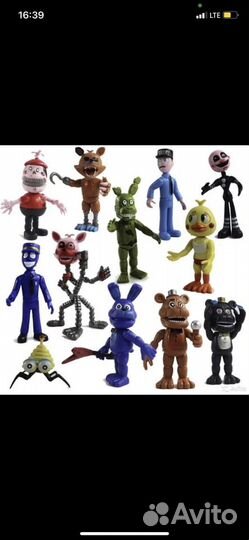 Набор фигурок Five Nights AT Freddy's, 4/5/6/8/10