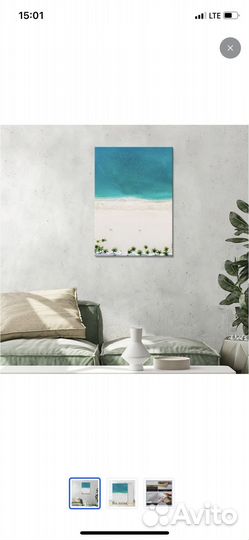 Картина на холсте 60*80 море