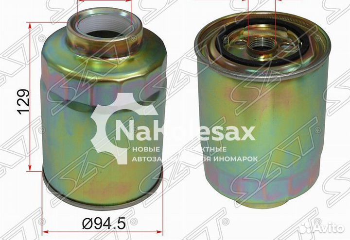 Фильтр топливный toyota corolla/verso CDE120 1cdft