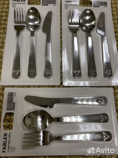 Набор столовых приборов.Детский.Икеа