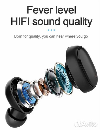 Беспроводные наушники с микрофоном