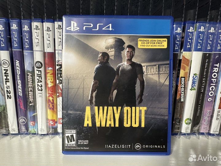 A Way Out ps4 Русские субтитры