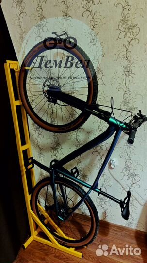 Велостойка, желтая