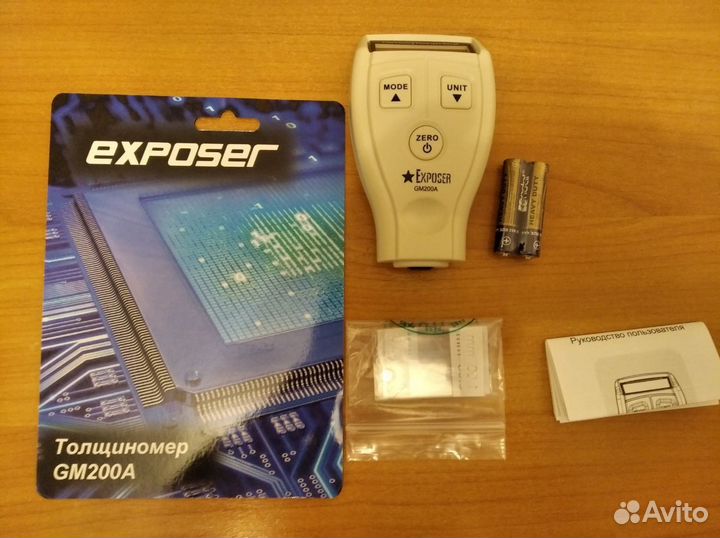 Толщиномер лакокрасочных покрытий Exposer GM200A