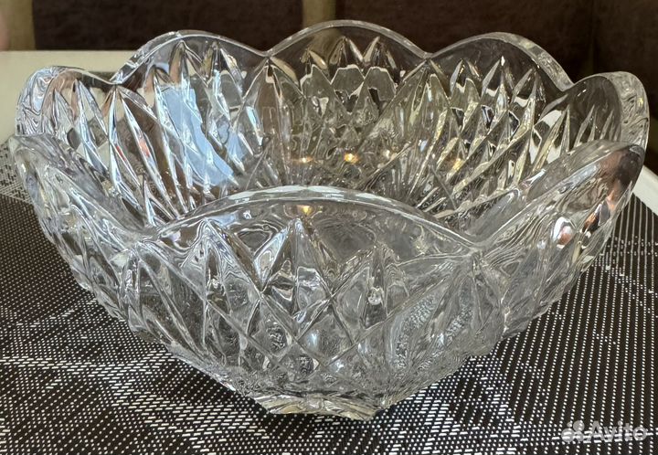 Салатник хрустальный