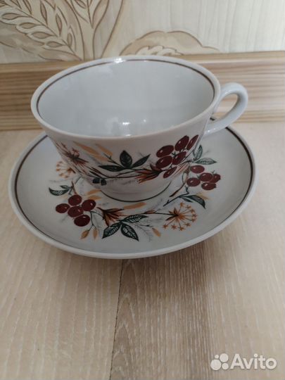 Два чайных сервиза СССР Рига на 12 и 6 персон