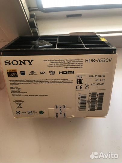 Видеокамера экшн Sony HDR-AS30V