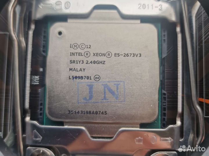 Комплект S-2011V3 X99+Xeon E5-2673V3+DDR3 32Gb