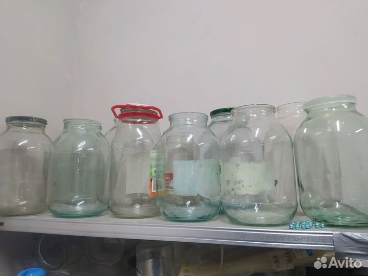 Банки стеклянные разные