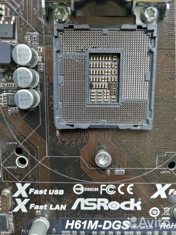 Материнская плата ASRock H61M-DGS купить в Санкт-Петербурге ...